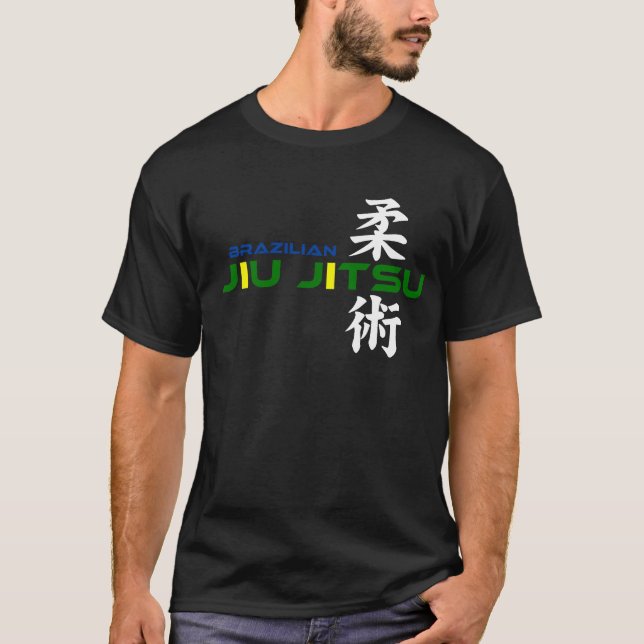 T-shirt Brésilien Jiu Jitsu : Prenez une obstruction ? (Devant)