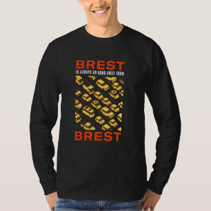 T-shirt Brest Est À Une Heure De Brest Traffic France Ru