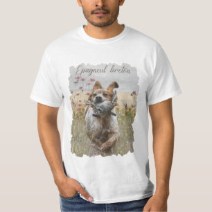 T-shirt Bretagne Espagnol chasse caille, Art