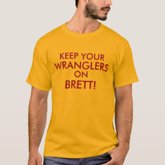 T-shirt Brett Favre : Gardez vos cowboys dessus !