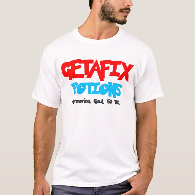 T-shirt Breuvages magiques Gaule de Getafix (Devant)