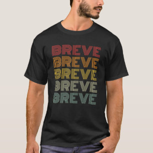 T-shirt Breve Coffee Lover Vintage Retro National Coffee D