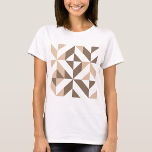 T-shirt Brevet de Brown Beige