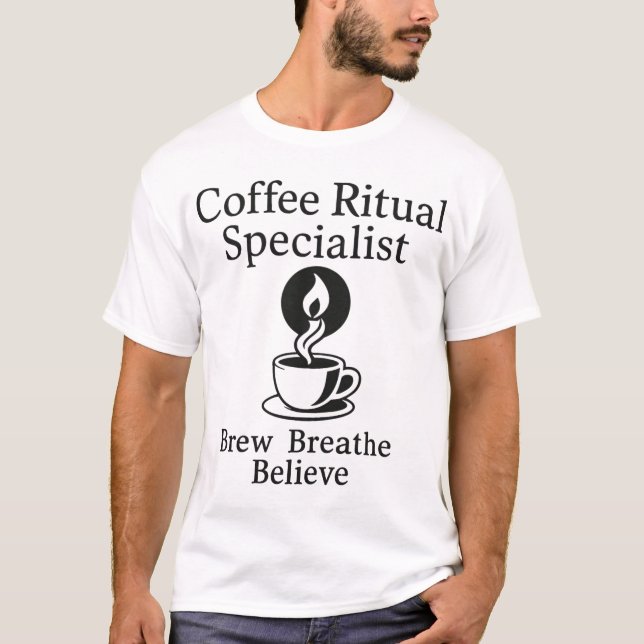 T-shirt Brew Breathe Believe (Devant)