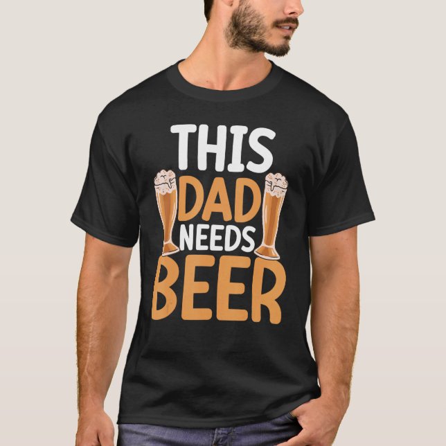 T-shirt Brewer Beer  Beer Drinker Alcohol Dad Fathers Day  (Devant)