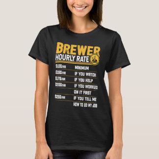 T-shirt Brewer Hourly Rate   Beer Brewing Brewer