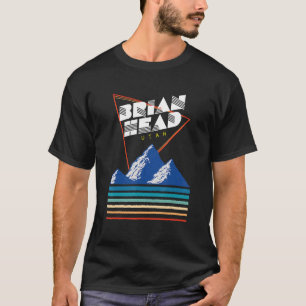 T-shirt Brian Head Utah Usa Station de ski des années 1980