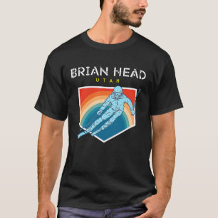 T-shirt Brian Head Utah USA Station de ski RETOUR IMPRIMER