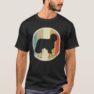 T-shirt Briard Amoureux des chiens Vintage Retro Grunge St