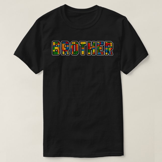 T-shirt Brick Builder Funny Blocks Master Builder bob marl (Design devant)