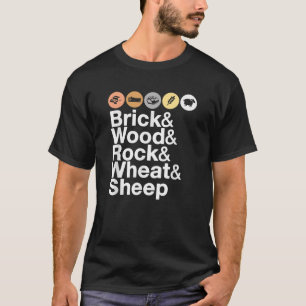T-shirt Brick Wood Rock Blé Sheep