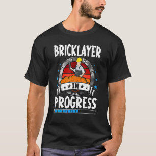 T-shirt Bricklayer En Cours Stagiaire Étudiant