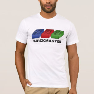 T-shirt Brickmaster drôle - art de bruit de vecteur