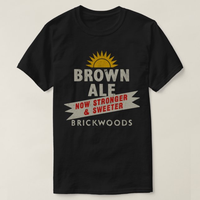 T-shirt Brickwoods Brown Ale (Design devant)