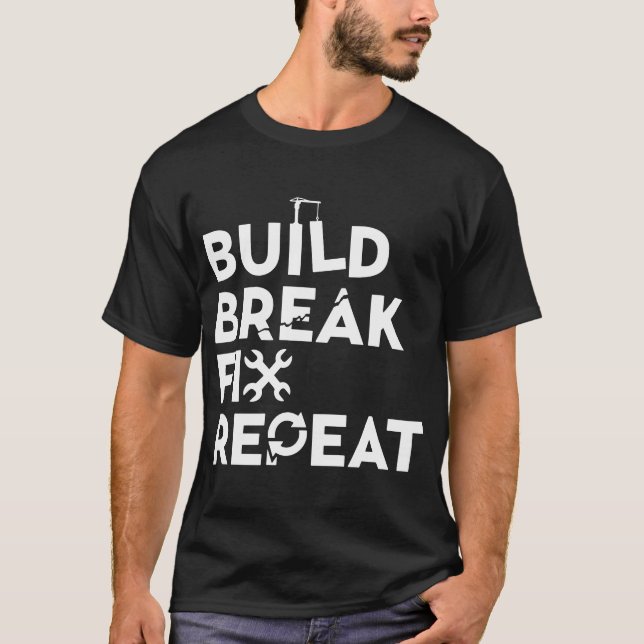 T-shirt Bricoleur de jeep de mécanicien de marine de (Devant)