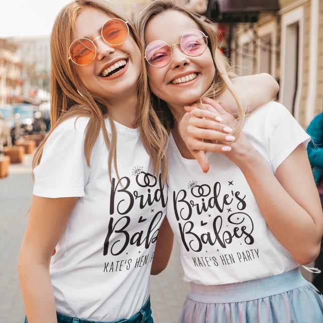T-shirt Bride Babes , Fun Bachelorette Team Party (Créateur téléchargé)