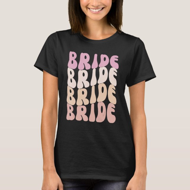 T-shirt Bride I Do Crew Retro Bachelorette Party Bride Bri (Devant)