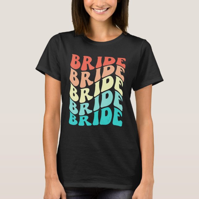 T-shirt Bride I Do Crew Retro Bachelorette Party Bridesmai (Devant)