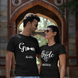 T-shirt Bride Noir Blanc (nom)