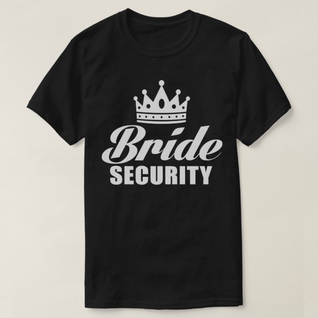 T-shirt Bride Security 2 (Design devant)
