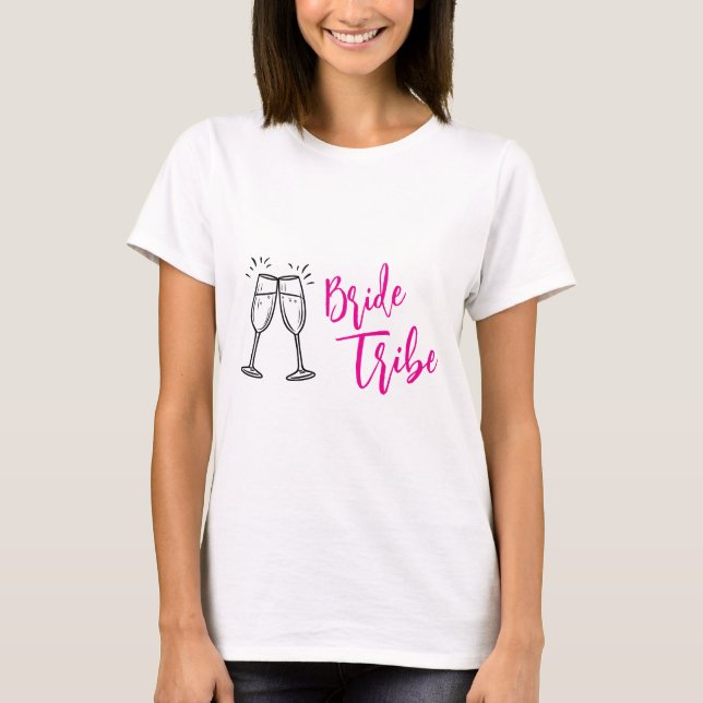 T-shirt Bride Tribe Bachelorette Party (Devant)