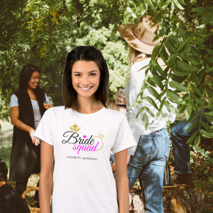T-shirt Bridesmaid Bridesmaid