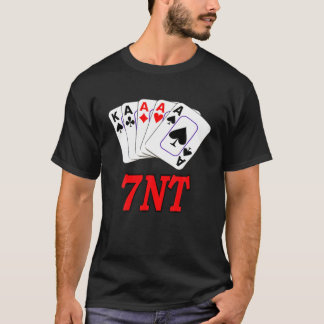 T-shirt Bridge Card Game 7 No Trump - Bridge Player Cadeau