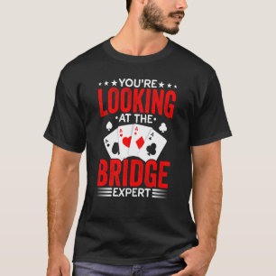 T-shirt Bridge Card Game Expert Sports Player Bridge Playe