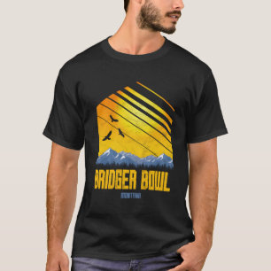 T-shirt Bridger Bowl Montana Mountains Randonnée Camg