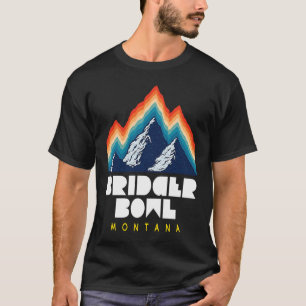 T-shirt Bridger Bowl Montana USA Station de ski RETOUR IMP