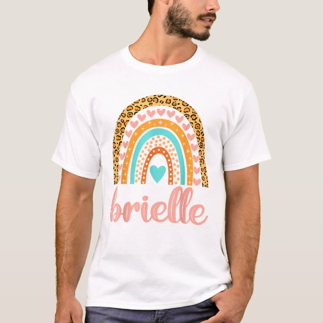 T-shirt Brielle T Chemise Brielle Nom Anniversaire Chemise (Devant)