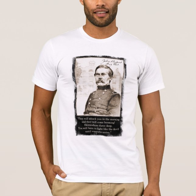 T-shirt Brig. Gen'l. John Buford (Devant)