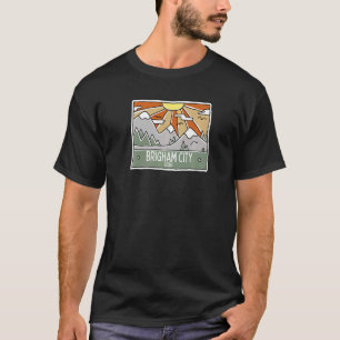 T-shirt Brigham City Utah Mountains UT Vacances Souvenir P