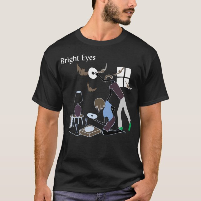 T-shirt Bright Eyes Band (Devant)