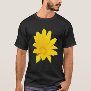 T-shirt Bright Yellow Gazania Flower Vector Cut Out 1