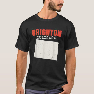 T-shirt Brighton Colorado USA State America Travel Colorad