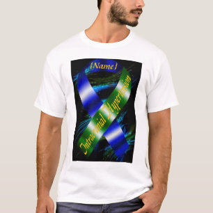 T-shirt brillant de ruban d'IH