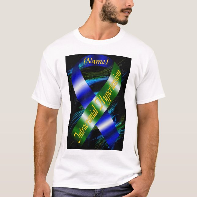 T-shirt brillant de ruban d'IH (Devant)