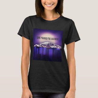 T-shirt Brille à travers l'obscurité
