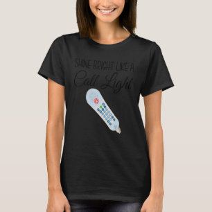 T-shirt Brille Comme Appelle Light Nurse Aide Er Icu