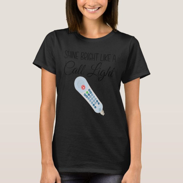 T-shirt Brille Comme Appelle Light Nurse Aide Er Icu (Devant)