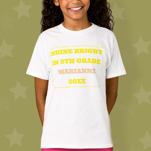 T-shirt Brillez de retour à l'école 