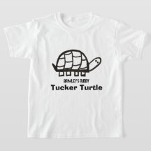 Brimley Buddy Kid's "Color-Me" T ~ Tucker Turtle