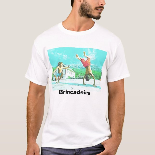 T-shirt Brincadeira (pourpre) (Devant)
