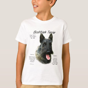 T-shirt Brindle Scottish Terrier History