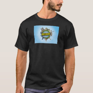 T-shirt Brisbane minuscule petite planète monument archite
