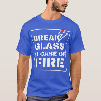 T-shirt brise verre en coque de feu