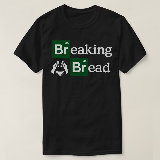 T-shirt Briser le pain (Design devant)