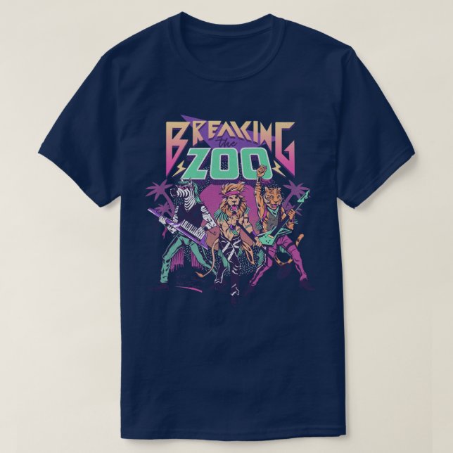 T-shirt Briser le zoo (Design devant)