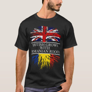 T-shirt Britanniques cultivé avec des racines roumaines d
